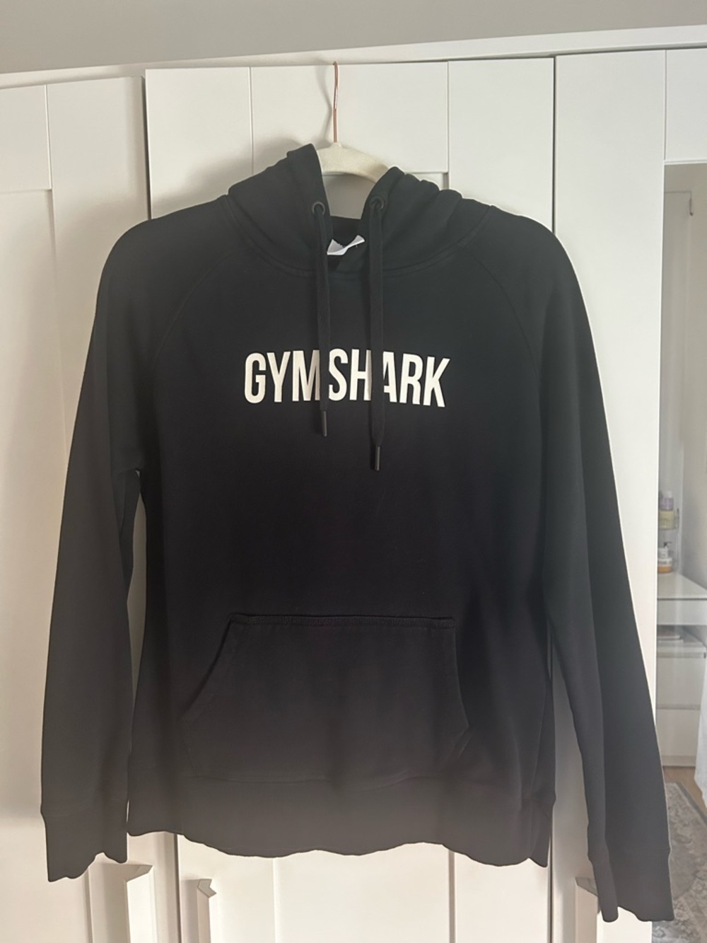 Gymshark Black Logo Pullover Hoodie